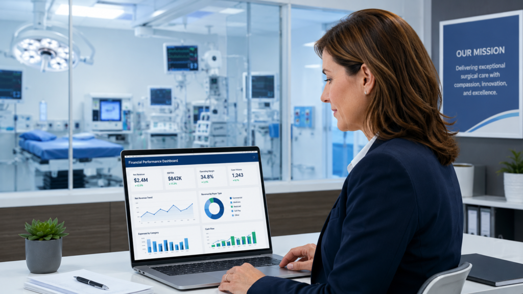 ASC working capital planning for surgical center payment changes and reimbursement timing.