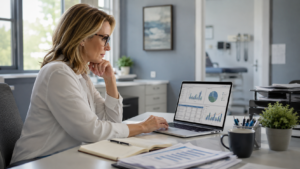 Medical practice owner reviewing working capital needs after Medicare payment changes