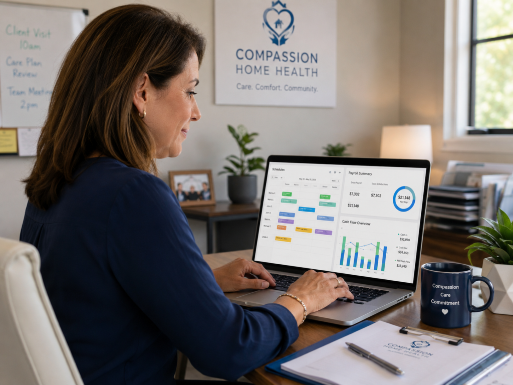 Home health agency financing for payroll, staffing, reimbursement delays, and working capital.